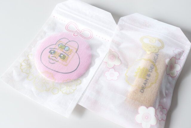 セリア 御守りギフトバッグ5P マチ有り 推し 使用例