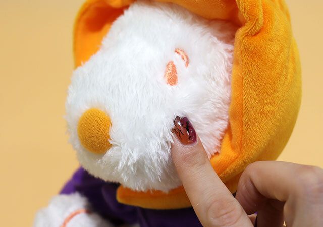 ふわふわの手触り