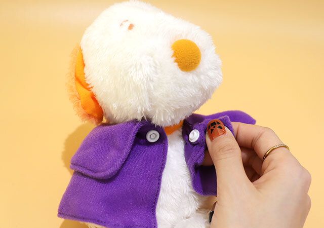 マントも取り外し可能