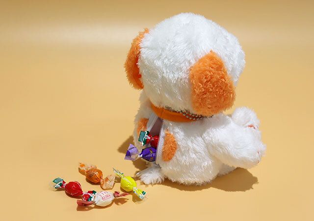 チャック付きで飴を入れても