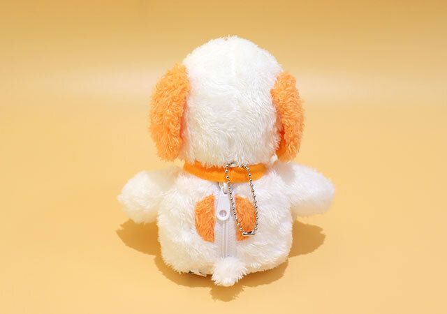 仮装なしのスヌーピーぬいぐるみポーチ背面