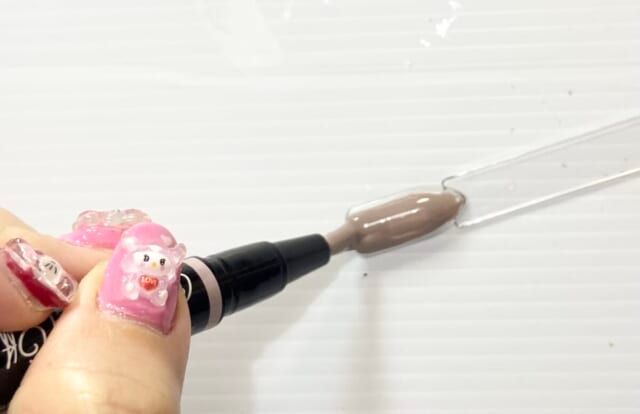 キャンドゥ パルPワンステップピールオフジェル 塗り方