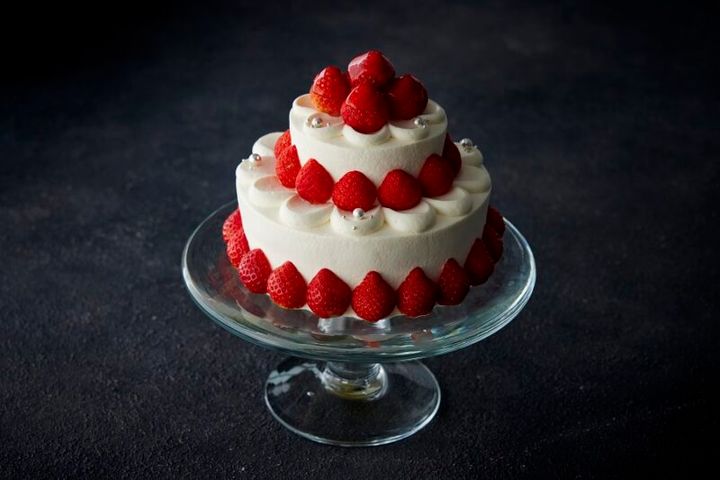 ア・ラ・ボンヌーのストロベリーショートケーキ