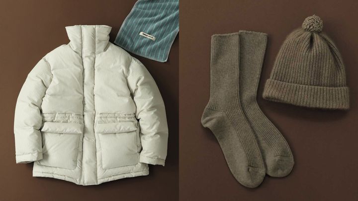 オーラリー × テクラ ダウンジャケット