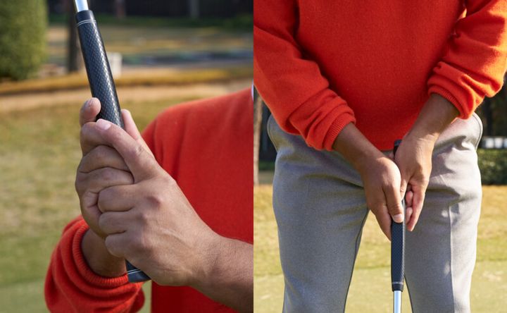 シニアプロの“パターの握り方”とは？左手人さし指に秘訣あり