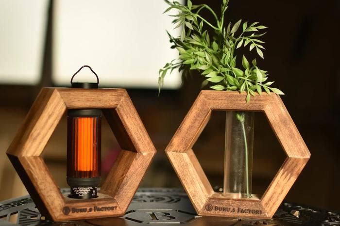 Buru,s Factoryのヘキサ一輪挿し