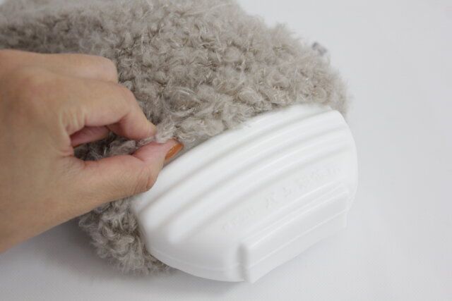 ダイソー 湯たんぽカバー（プードルボア） 使用方法