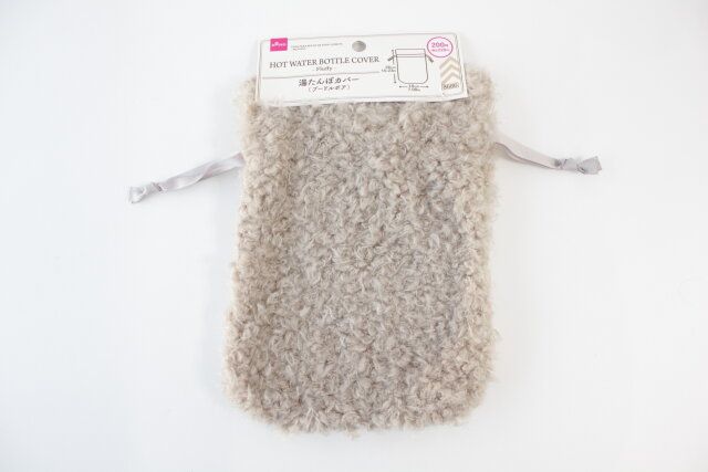 ダイソー 湯たんぽカバー（プードルボア） パッケージ