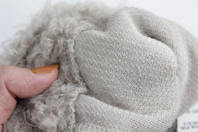 ダイソー 湯たんぽカバー（プードルボア） 裏地