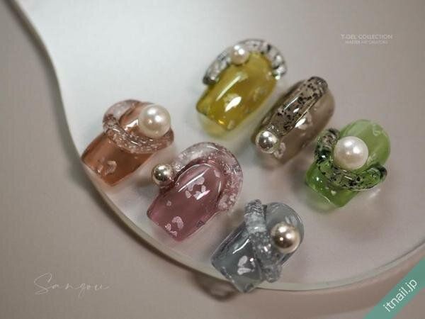 ねいる屋〜SANZOU〜が投稿したネイルデザイン [photoid:I0130742] via Itnail Design (741686)