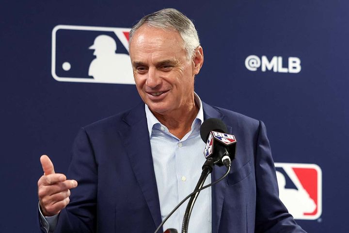 MLBのコミッショナー、ロブ・マンフレッド（C）Getty Images