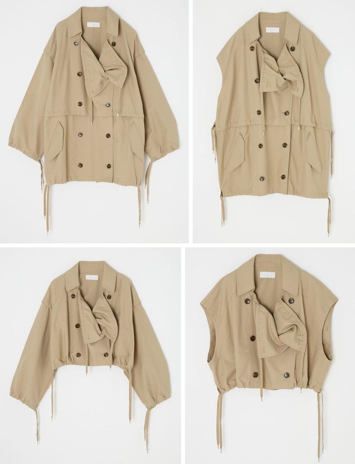 画像: 「OVER ベスト ＆ SHORT ジャケット」￥17,380 出典：マウジー