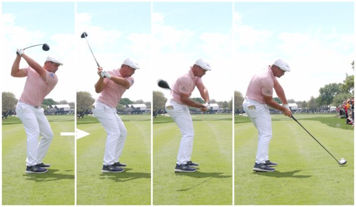 デシャンボーが学んだ飛距離アップ理論！ダイナミックな足使いで飛ばす