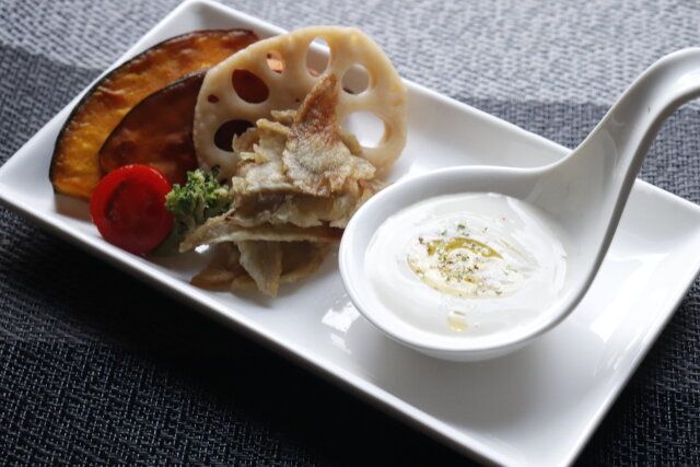 ダイソーのアミューズレンゲの使用例