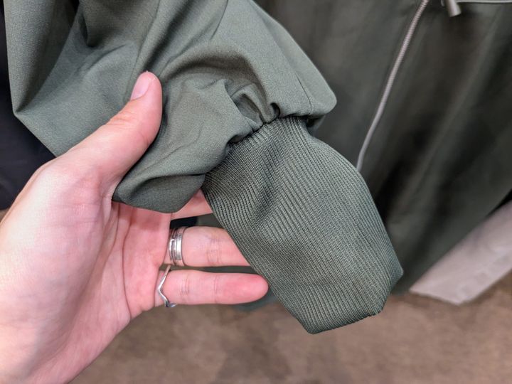 撥水ギャザーワンピースコート