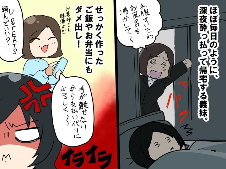 画像2: 義妹にとって兄夫婦は召使い？！