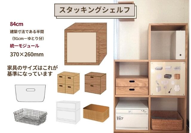 無印良品 スタッキングシェルフ