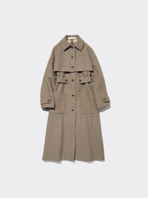 2024秋冬guコラボ女性2ピースコート