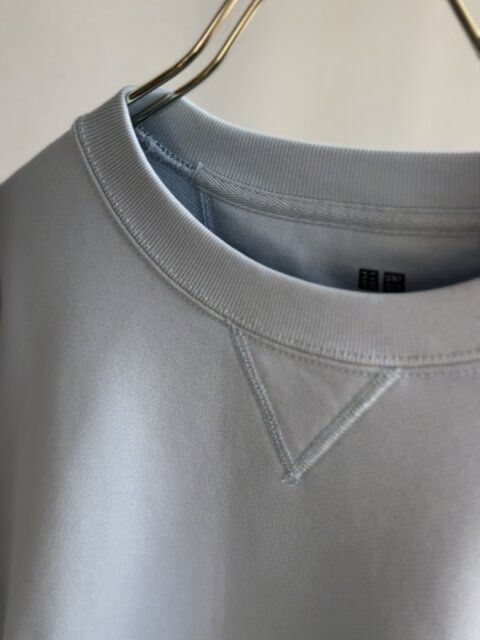 ユニクロスウェットシャツのガゼット部分