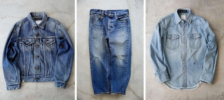 画像: 左から「AGGY Jean Jacket」￥102,300、「AGGY Denim Pants」￥92,400、「AGGY Western Shirt」￥78,100 出典：マディソンブルー