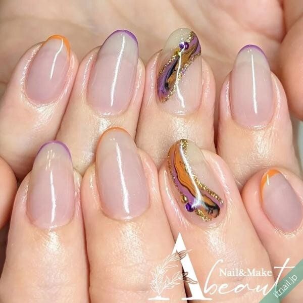 Nail&Make Abeautが投稿したネイルデザイン [photoid:I0120184] via Itnail Design (741845)