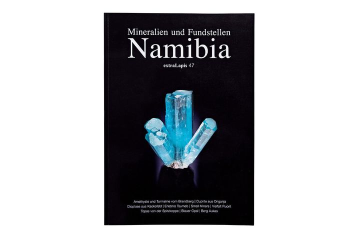 「Namibia Mineralien und Fundstellen」表紙