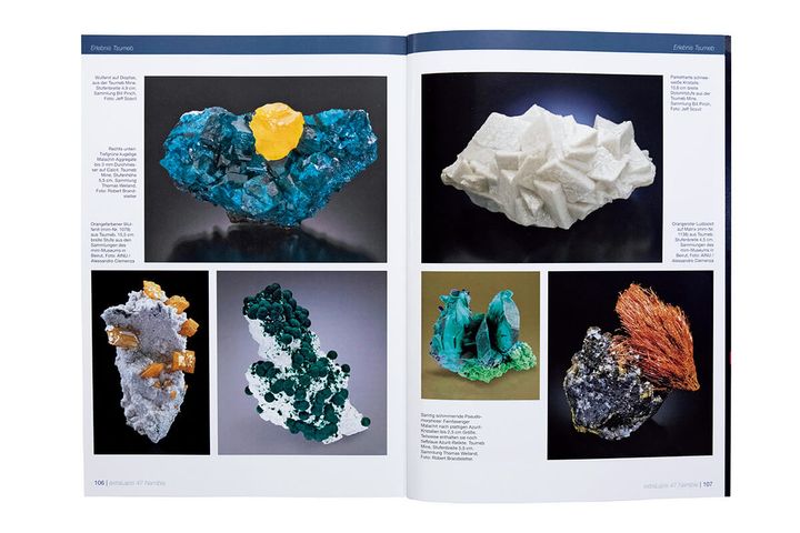 「Namibia Mineralien und Fundstellen」中面