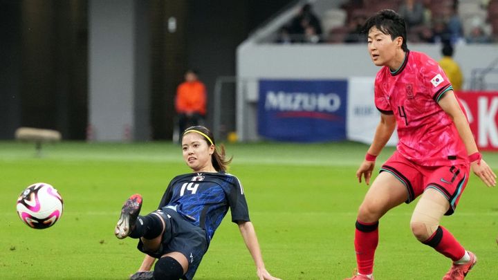 内田コーチの指導でアシストのMF長谷川唯、「誰が監督になるか分かりませんが」と今後を見据える