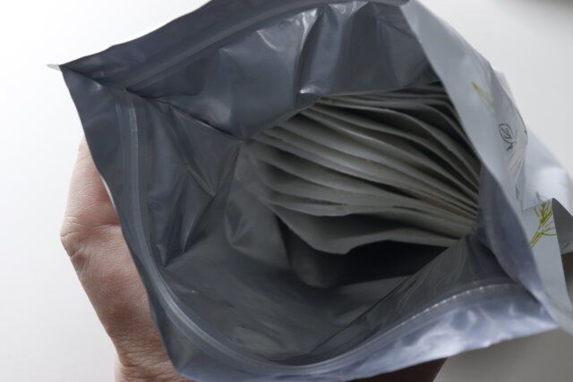 キャンドゥのたくさん入るおいしさ保存 ティーパック 2枚入