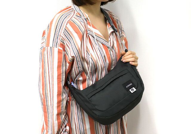 emmi×SHAKA［エミ×シャカ］ミニポケット付きラウンドショルダーバッグ 肩掛け