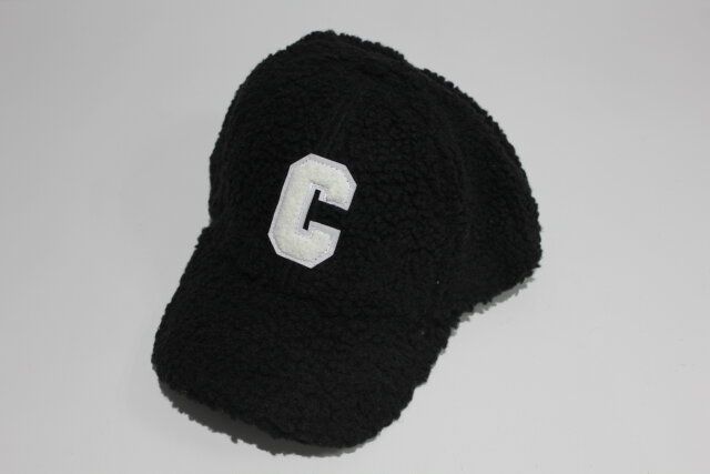 ダイソー レディースコージーフリースキャップ（ブラック） デザイン