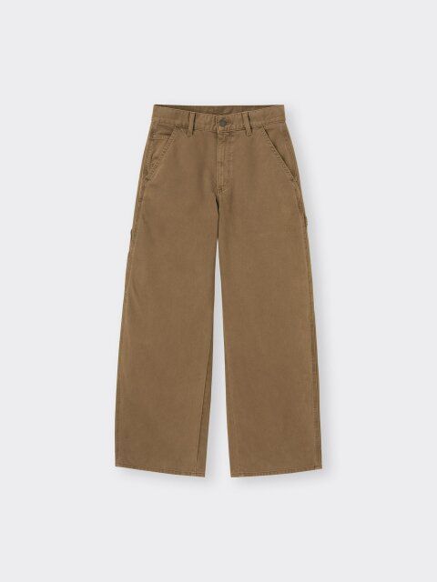 GUのウォッシュドペインターパンツNT+E