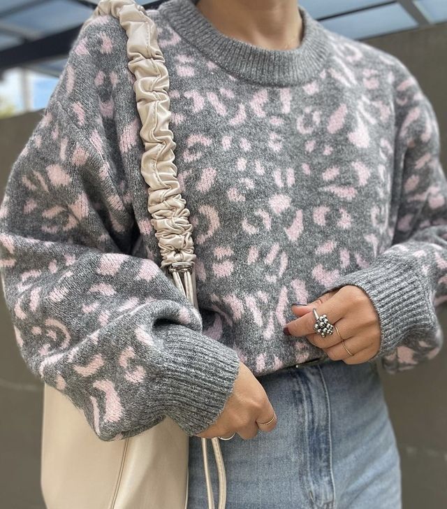 しまむらレオパードニット4