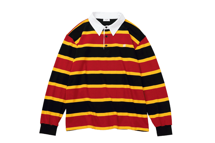〈セリーヌ〉のラグビーポロシャツ