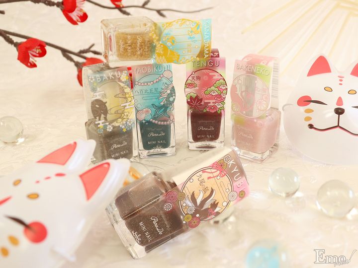 この秋冬は指先に『妖(あやかし)』を宿してみない？パラドゥのミニネイルに和を遊ぶ粋な大人色登場