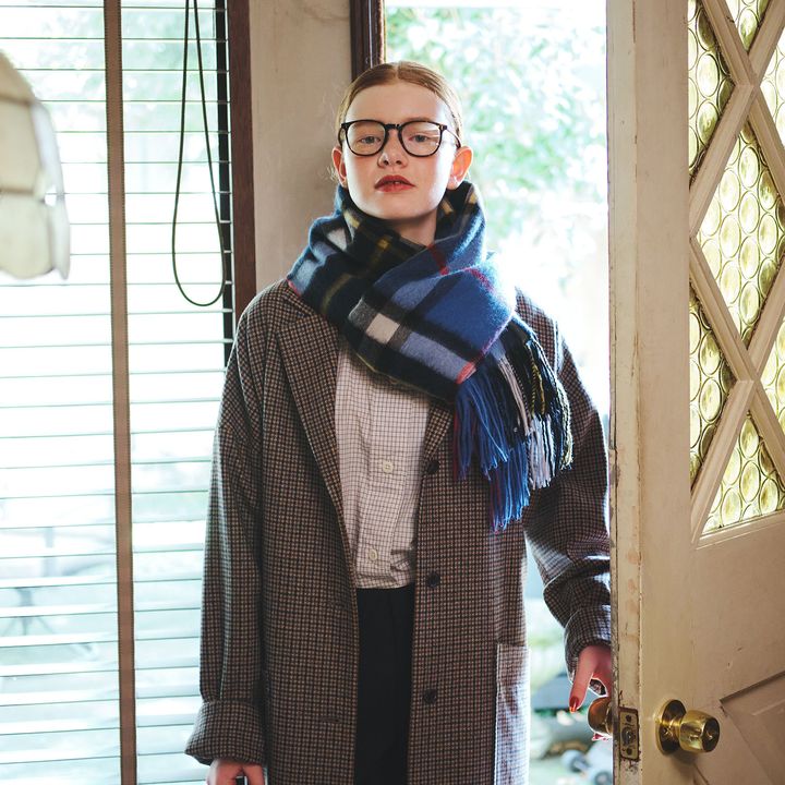 ３種のチェック柄レイヤードで上品派手めに着るコートスタイル【マイスタンダードブック】