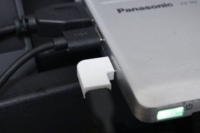 セリアの直角変換アダプターの使用例