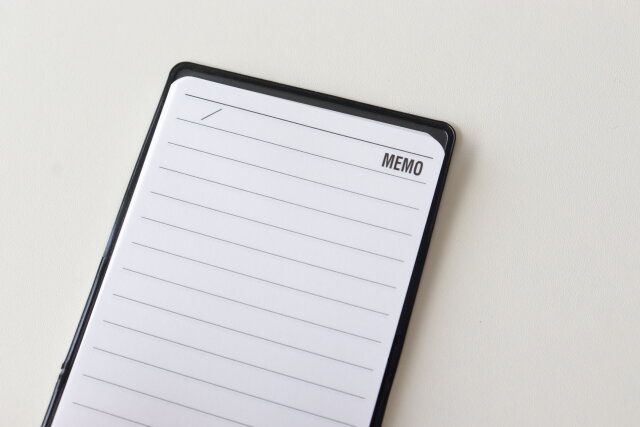 ダイソー ビジネスダイアリー メモ