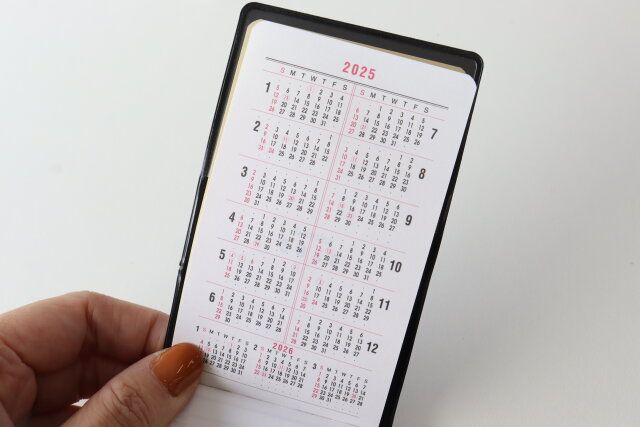 ダイソー ビジネスダイアリー カレンダー