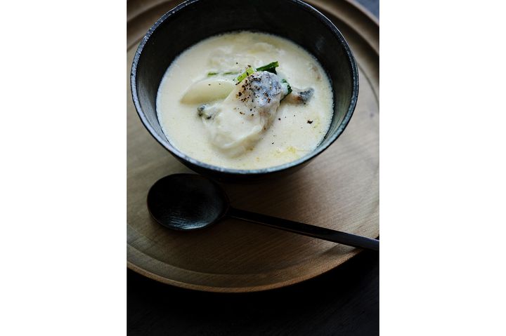 タラとかぶのミルクスープ
