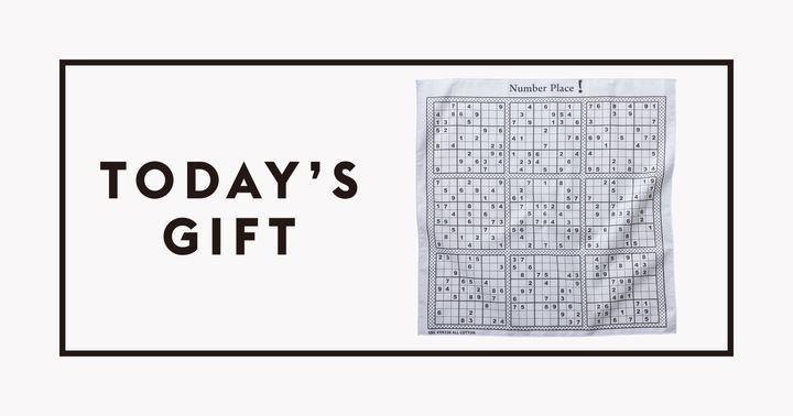 〈Sudoku Bandanna〉のバンダナ