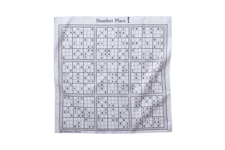 〈Sudoku Bandanna〉のバンダナ