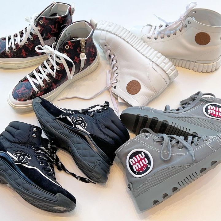 シャネルのスニーカー