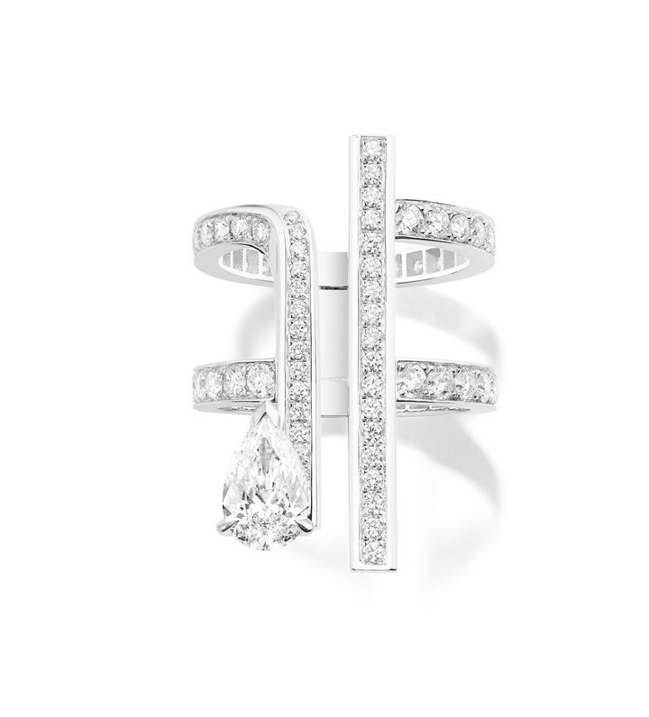 日本初上陸のハイジュエリーコレクション「ラ リーニュ」リング（WG×ダイヤモンド）￥8,206,000