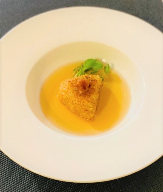 焼きおむすび茶漬け