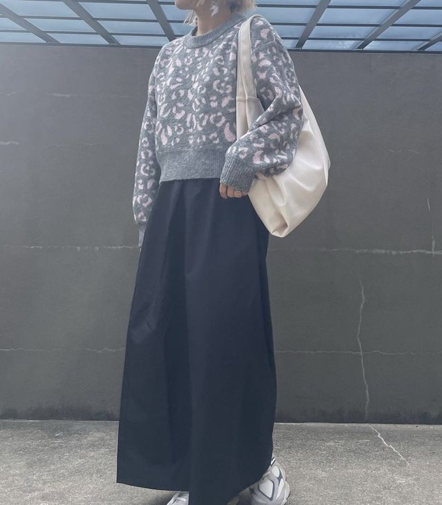 しまむらレオパードニット3