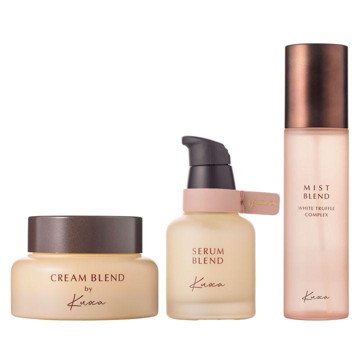 クオカ ミスト ブレンド 100㎖、セラム ブレンド 30㎖、クリーム ブレンド 40㎖