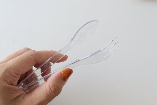 ダイソー ジョイントできるカトラリー（20本） トング