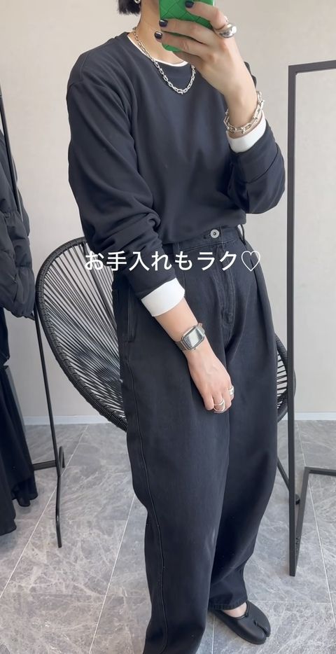 UNIQLOソフトニットフリースクルーネック8