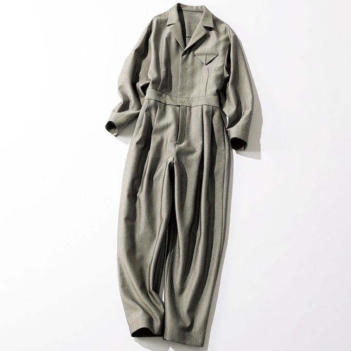 アンクレイヴ ホワイトのキレイめオールインワン